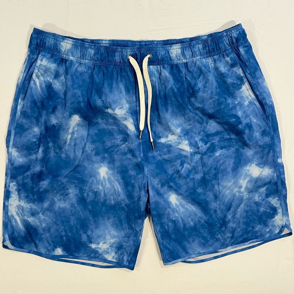 Fair Harbor Swim Trunks Adult 3XL XXXL The Anchor Clark Blue BreezeKnit Liner